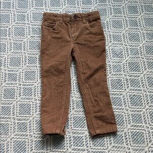 Class Club Toddler Boy 2T Tan Corduroy Slim Trousers